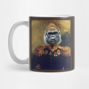 Gorilla Retro Military Portrait Mug